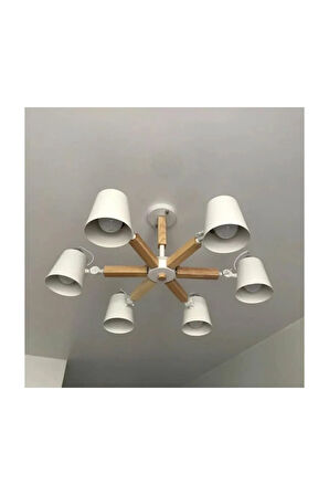 Modern Mafsallı Oynar Başlı Avize