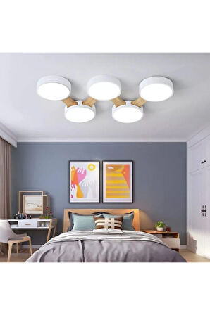 Minimalist Modern Led 5’li Avize-3,