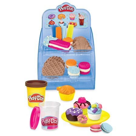 FABBATOYS Play-Doh Süper Renkli Kafe Oyun Seti +3 yaş