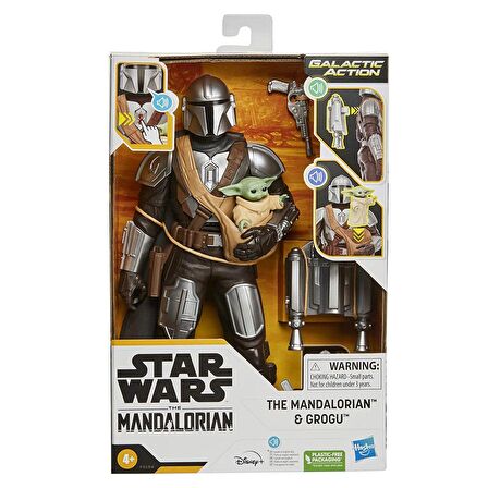 FABBATOYS Star Wars The Mandalorian ve Grogu Aksiyon Figürü +4 yaş