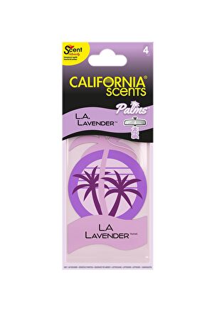 California Scents Palms™ "LA Lavender" Asma Koku 4'lü Set