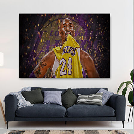 Bansky'nin Çiçek Atan Adam Eseri Kanvas Tablo-5020