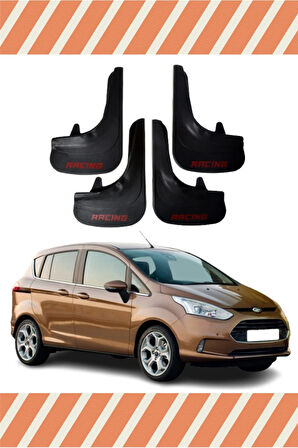 Ford B Max Racing yazılı 4’lü tozluk çamurluk paçalık dayanıklı set