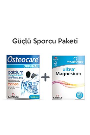 Osteocare 90 Tablet + Ultra Magnezyum - Güçlü Sporcu Paketi