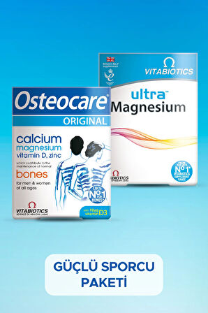 90 Tablet Ultra Magnezyum - Güçlü Sporcu Paketi