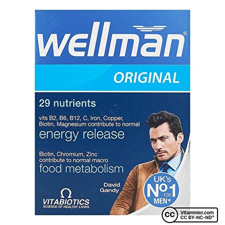 Vitabiotics Wellman Original 30 Tablet - AROMASIZ