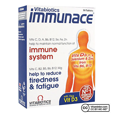 Vitabiotics Immunace 30 Tablet - AROMASIZ