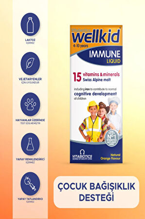 Wellkid Immune Liquid 150 ml x 2 Adet