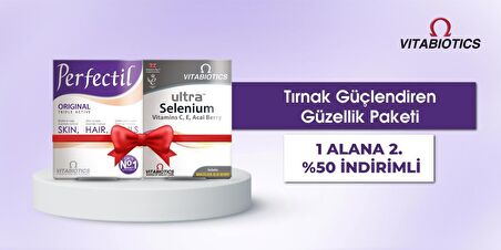 Perfectil + Ultra Selenium- Tırnak Güçlendiren Güzellik Paketi