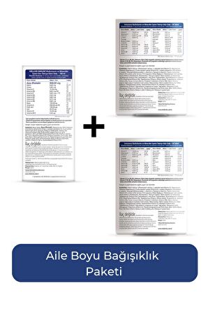 Wellkid Immune + 2 adet Immunace Aile Boyu Bağışıklık Paketi