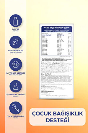 Wellkid Immune Liquid Anne Çocuk Bağışıklık Paketi