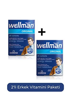 Wellman + Wellman 2'li Erkek Vitamini Paketi