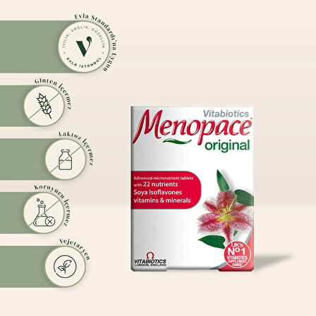 VİTABİOTİCS MENOPACE 30 TABLET