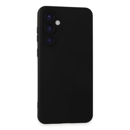 Samsung Galaxy S23 FE Kılıf Nano içi Kadife Silikon - Siyah