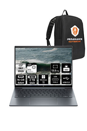 HP Dragonfly G4 i7 1355U 16GB DDR5 2TB SSD 13.5" OLED W11H TAŞINABİLİR BİLGİSAYAR & PER4 ÇANTA
