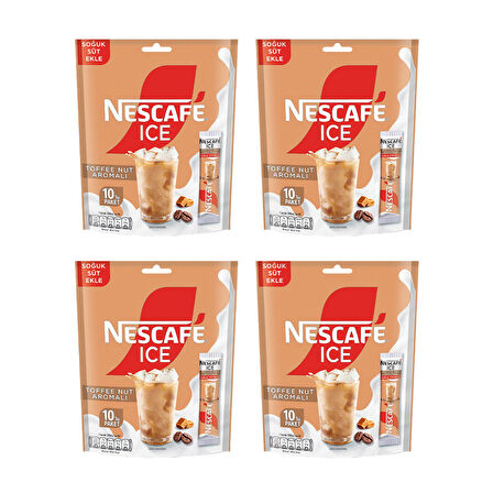 Nescafe Ice Toffee Nut 10 lu x 4 Paket
