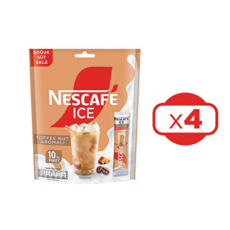 Nescafe Ice Toffee Nut 10 lu x 4 Paket