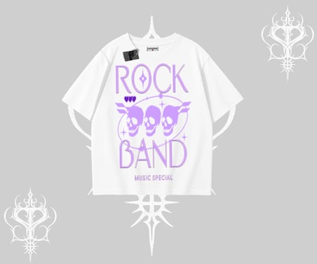 Oversize Tshirt Rock Band Street Noise Culture