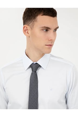   Slim Fit Uzun Kollu Klasik Gömlek 50251166-VR003