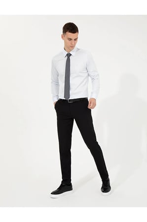   Slim Fit Uzun Kollu Klasik Gömlek 50251166-VR003