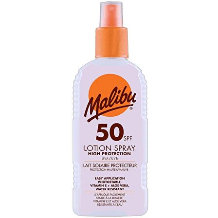 Malibu Yüksek Güneş Korumalı Losyon SPF50 200ML