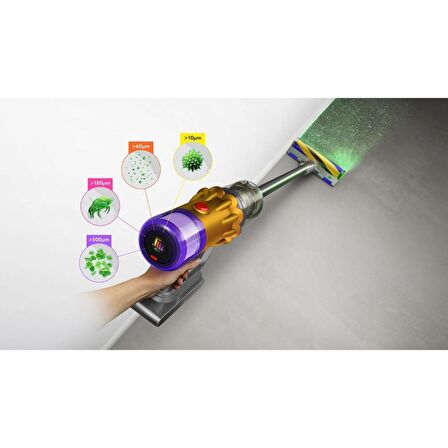 Dyson V12 Detect Slim Absolute 150 W Şarjlı Dikey Süpürge