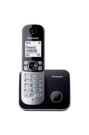 Panasonic KX-TG6811 Siyah Telsiz Dect Telefon Elektrik Kesintisinde Konuşabilme