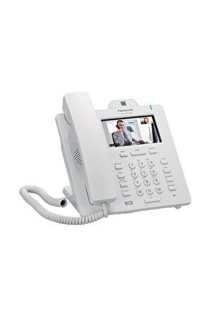 Panasonic KX-HDV430 Beyaz Kameralı IP SIP Masaüstü Telefon (IP Santrallerde Çalışır)