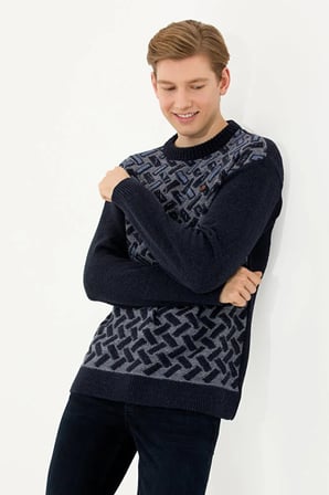 Erkek  Bisiklet Yaka Triko Kazak 50253085-VR033