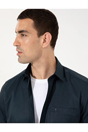 Lacivert Regular Fit Kısa Kollu Gömlek 50255266-vr033