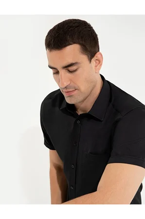  Regular Fit Kısa Kollu Gömlek 50255266-VR046