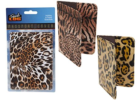 PASAPORT KILIFI 3 LÜ SET LEOPAR DESENLİ 20x12x1cm