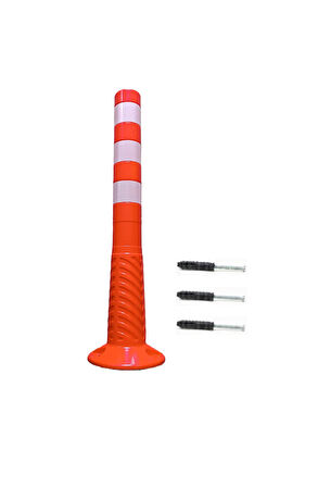 Park Yapılmaz Otopark Seti (2 Adet 8075 Delinatör + 2 Adet Levha +3 Metre 8mm Plastik Zincir)