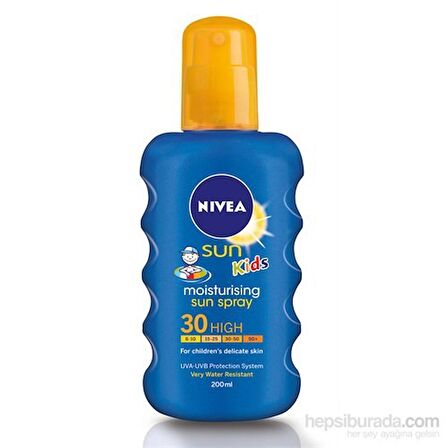 Nivea Sun Kids Spray (Renkli) Spf30 200Ml