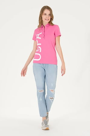 Kadın  Polo Yaka Tişört 50262939-VR033