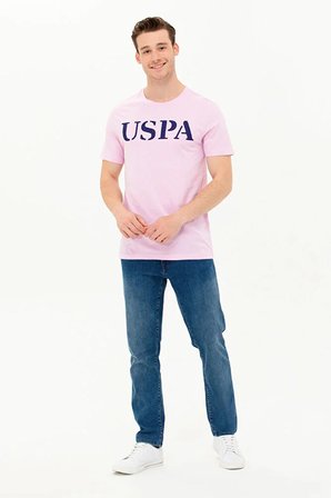 Erkek  Basic Bisiklet Yaka Tişört 50262976-VR211