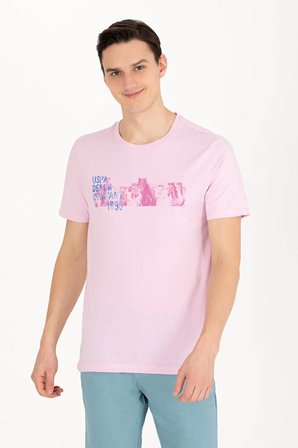 Erkek  Bisiklet Yaka Tişört 50263365-VR211