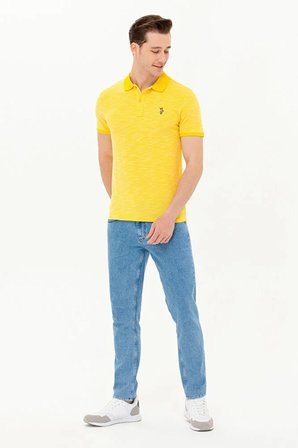 Erkek Koyu  Polo Yaka Tişört 50263371-VR094