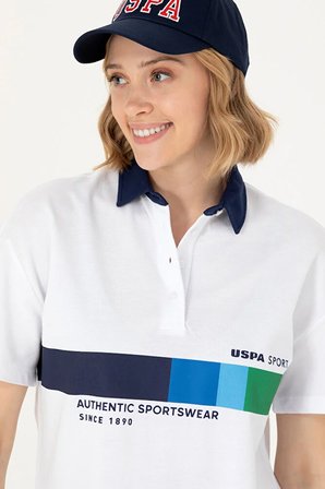 Kadın  Polo Yaka Tişört 50263959-VR013