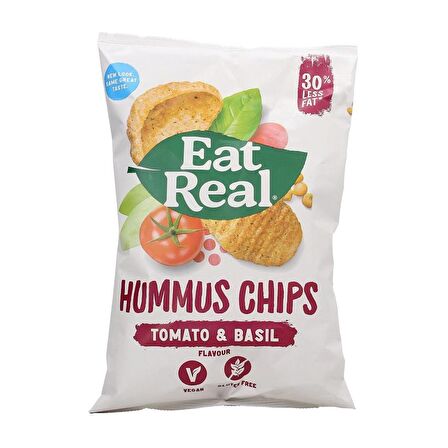 Eat Real Domates ve Fesleğenli Nohut Cipsi 45gr