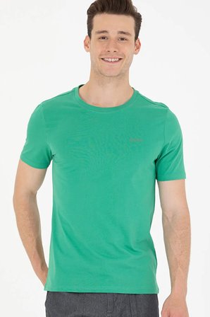 Erkek  Basic Bisiklet Yaka Tişört 50264918-VR013