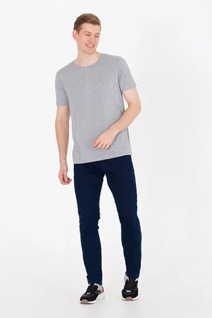 Erkek  Basic Bisiklet Yaka Tişört 50264918-VR013