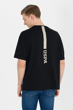 Erkek  Oversize Bisiklet Yaka Tişört 50264919-VR046