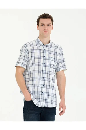  Regular Fit Kısa Kollu Gömlek 50265120-VR033