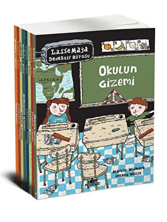 Lasse Maja Dedektif Bürosu Serisi Takım Set 8 Kitap - Martin Widmark