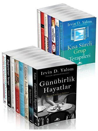 Irvin D. Yalom Tüm Kitaplar Koleksiyon Özel Set 15 Kitap