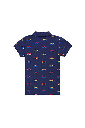 Erkek Çocuk Lacivert Polo Yaka Tişört 50266077-VR033