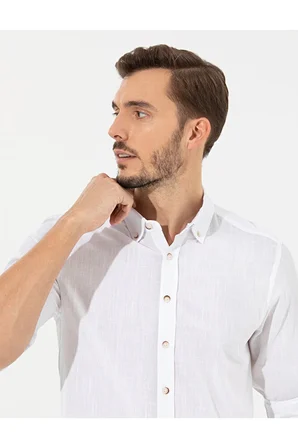  Slim Fit Uzun Kollu Gömlek 50268183-VR013
