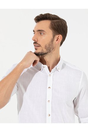  Slim Fit Uzun Kollu Gömlek 50268183-VR013
