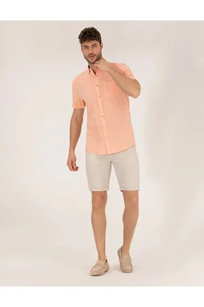  Regular Fit Kısa Kollu Gömlek 50268184-VR051